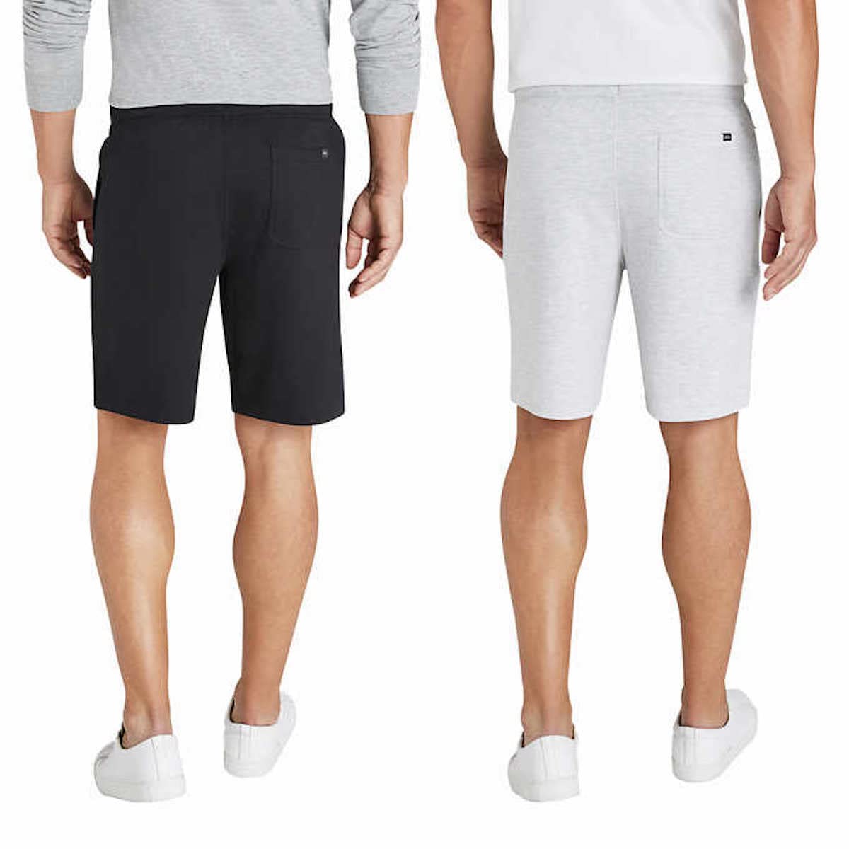 Eddie Bauer Lot de 2 shorts de détente confortables à taille élastique