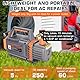 Vakuumpumpe Kompatibel mit Mak-ita 18V Akku, Unterdruckpumpe 1-stufig, 2CFM, 1/4HP, 5PA Vakuumtester für HVAC AC Kältemittel-Luftwerkzeug, Harz-Entgasung, Vakuumverpackungen (ohne Akkus)