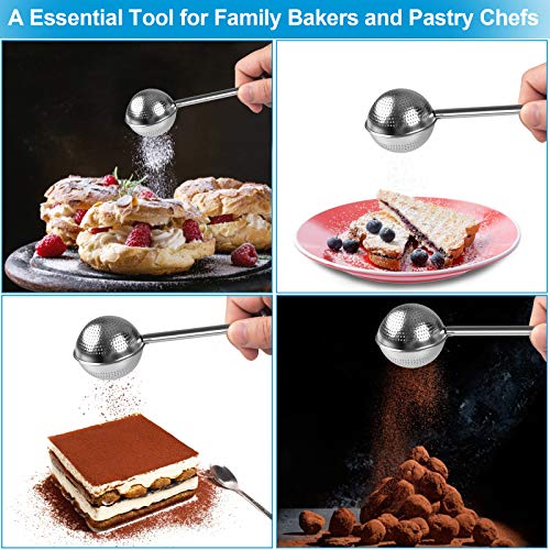 image for wishstream 2 Pcs Bakers Dusting Wand for Sugar Flour and Spices, Stain