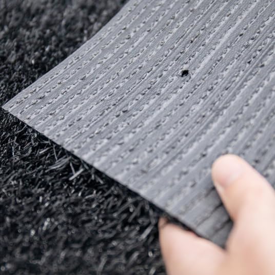 Decoweb Gazon Artificiel classé feu - Noir - 22 mm - Rouleau de 2m x 3.00m