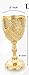 Vintage Chalice Medieval Brass Wine Goblet, 1 Piece Decorative Wine Glass Communion Cup with Royal Embossed Design, Perfect Ideal for Gifting, Home Décor, and Ceremonial Use (Without Velvet Box)