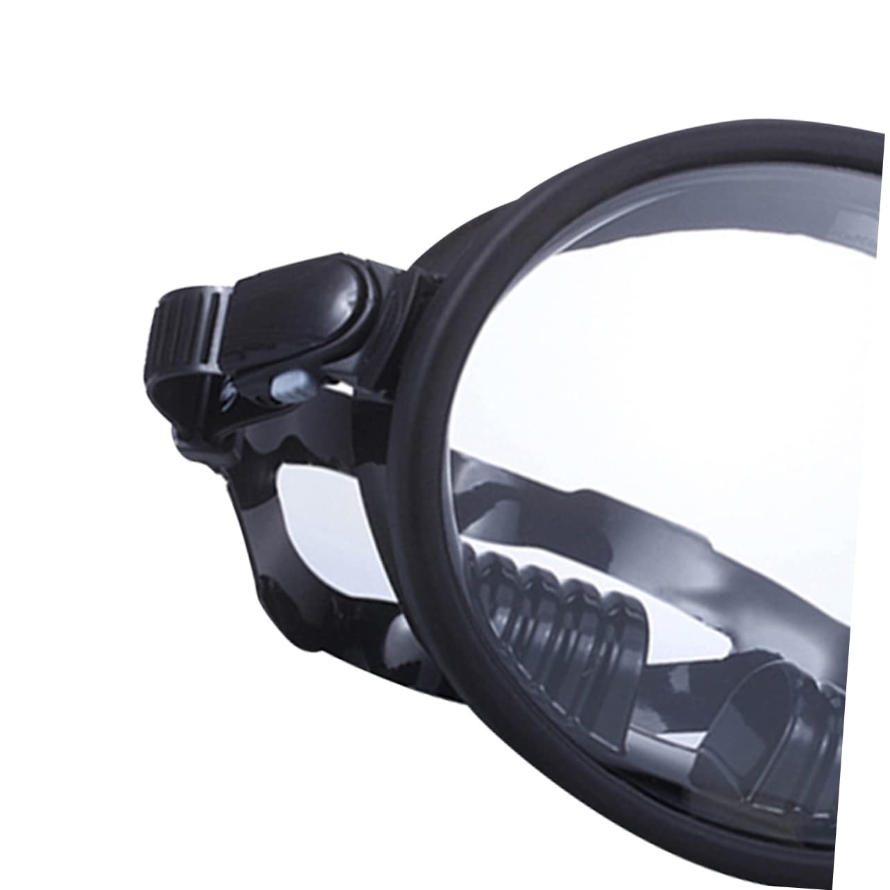 Silikon Antibeschlag und Weitwinkel, mit Taucherbrille Sicherheitsglas | Schwimmen und Tauchen, Komfortabler Sitz, Auslaufsichere Passform, 1 Stück, für Klare Sicht
