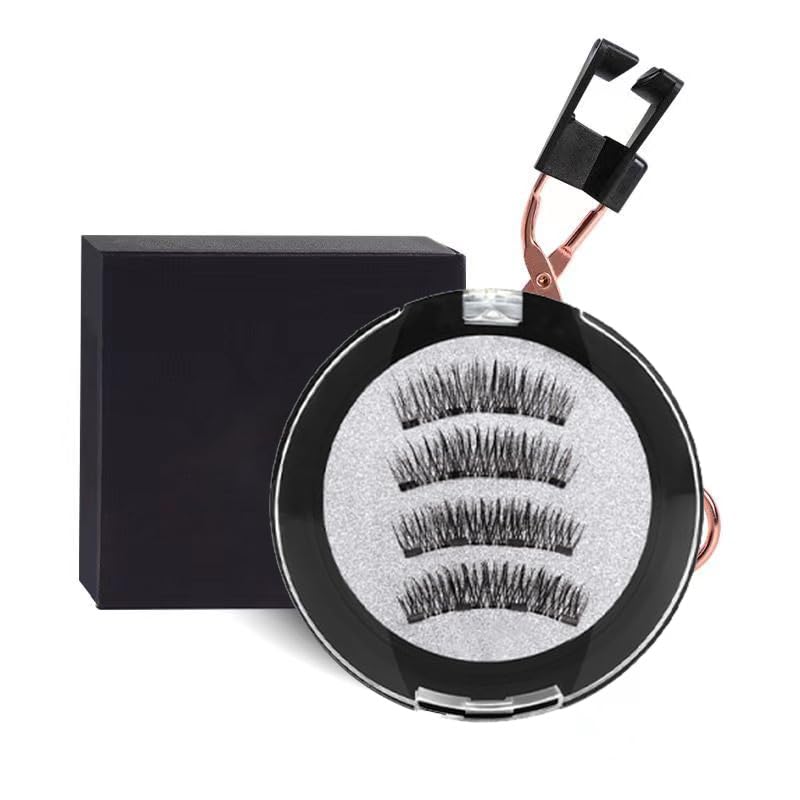 Pestañas postizas, succión magnética, reutilizable, sin fragancia, 1 par, 24P disponible en Yaxa Peru