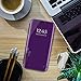 Samsung Galaxy S9 Plus Case - Flip Leather S-View Mirror Shockproof Cover with Kickstand