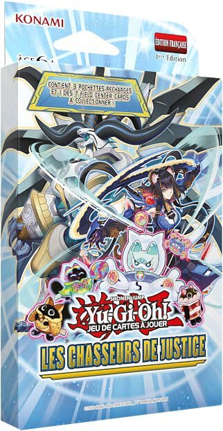 Yu-Gi-Oh! Pack de 3 boosters : Les Chasseurs de Justice - Version Française
