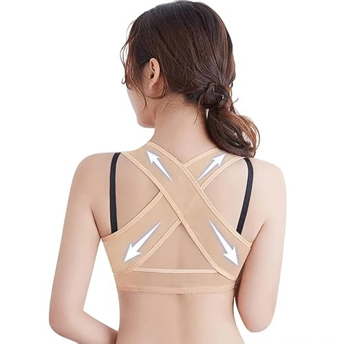 Sutiã Levanta Seios Corretor Postural Sutian Suporte (BR, Alfa, XG, Regular, Bege)