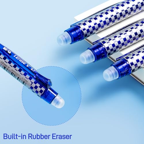 M&G Bolígrafo Gel Borrable 6 unidades Punta 0.7 mm Azul miniatura 5