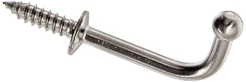 Sugatsune, lámpara TY-20 ganchos, acero inoxidable 304, pulido (paquete de 10)