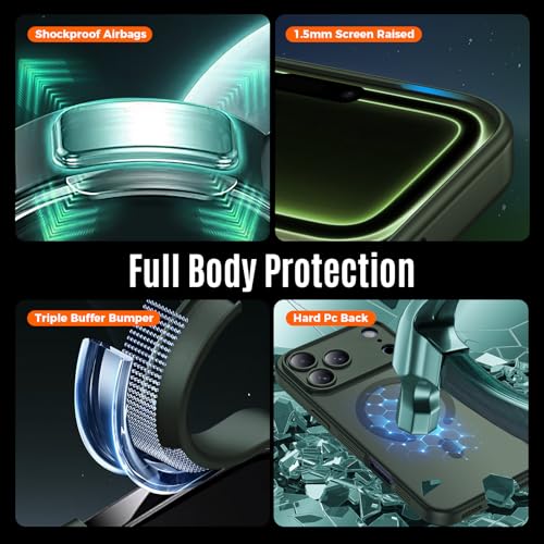 Image of Symcele Designed for iPhone 17 Pro Max Case,Alpine Green