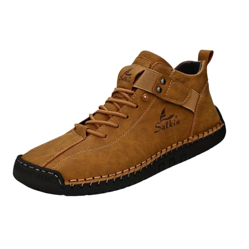 Breathable and Wear-Resistant Plus Size Men's Ankle Boots for Outdoor Activities in Spring and Autumn