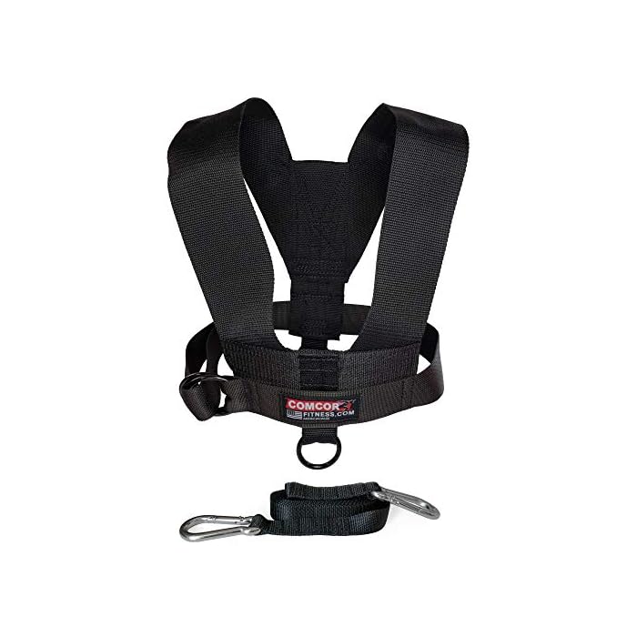 Buy ComCor Minimalist Sled Harness and 9' Pull Strap Pulls Forward and
