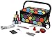 SINGER Polka Dot Small Sewing Basket with Sewing Kit Accessories