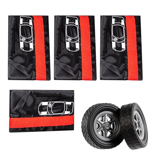 Cubiertas de Ruedas para vehículos recreativos, Cubiertas de neumáticos,Juego Impermeable de 4 Cubiertas de neumáticos para remolques | Protector de Nieve de Lluvia Solar portátil para el Remolque de