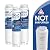 AQUA CREST 644845 Refrigerator Water Filter Replacement for Bosch® Ultra Clarity® 644845,9000077104, 9000194412, B26FT70SNS, B22CS80SNS, B22CS50SNS, Haier 0060820860, Miele KWF1000, 3 Filters