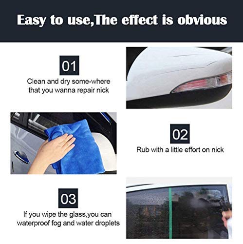 Nano Magic Cloth for Car Scratches, Multipurpose Car Scratch Repair Kit, Upgraded Car Paint Scratch Repair Cloth, Scratch Remover Cloth for Repairing Light Paint Scratches (2pcs)…