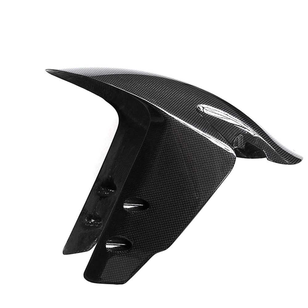 Carbon Fiber Motorcycle Front Fender Hugger Mudguard Cover Flap Guard Fairing Fit for Ducati Panigale 1199/1299 / 899/959 2014-2017