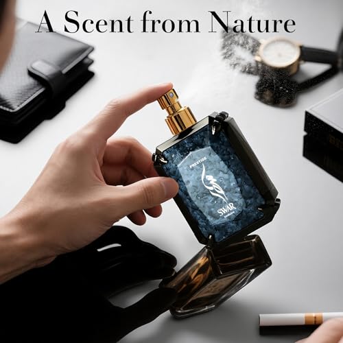 Image of SWAR SEDUIRE Cologne for Men | Warm Spicy Gourmand Eau de Parfum | 100ml Long Lasting Perfume with Cinnamon, Oud, Vanilla & Leather | Rich Seductive Scent