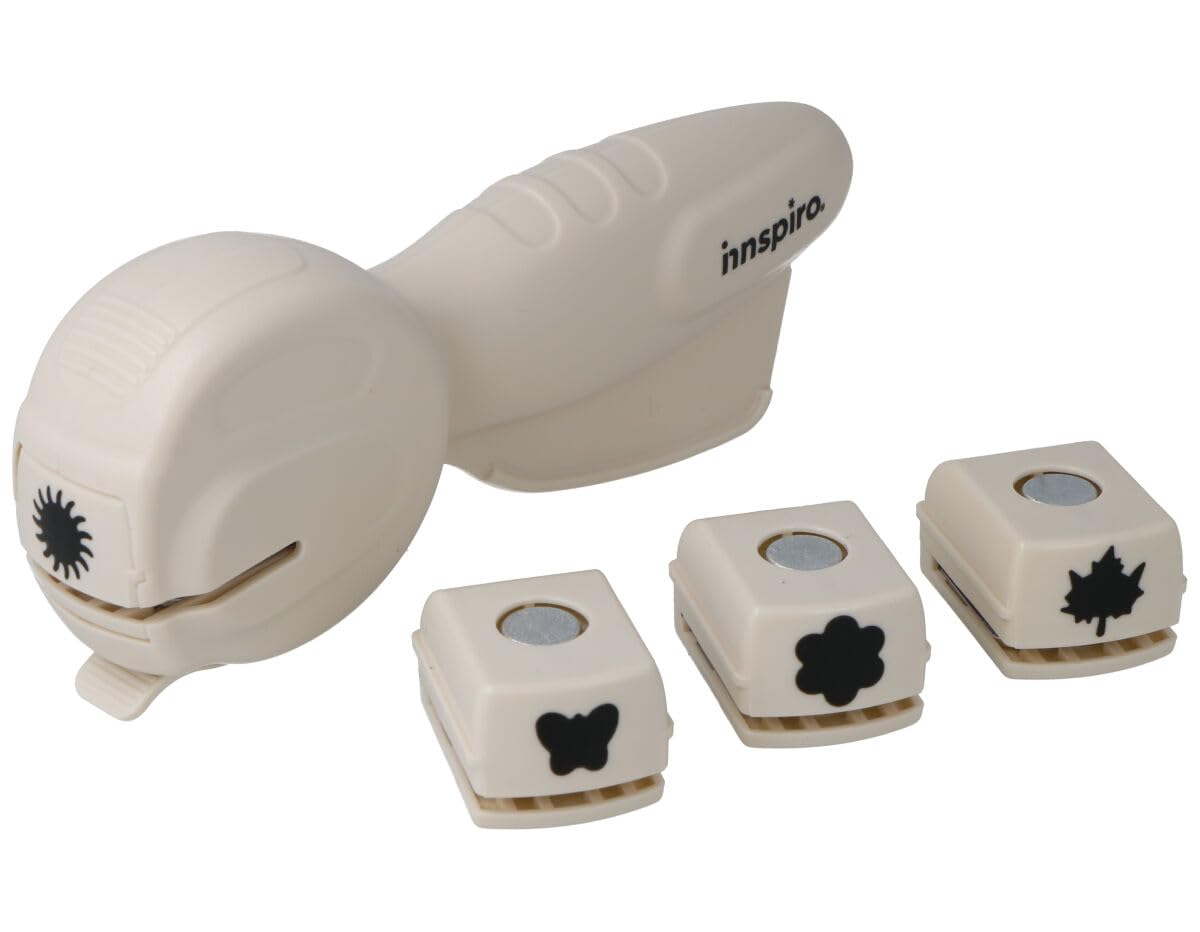Cassette Punch Die Cutter Set with 4 Cartridges Nature 16 mm.