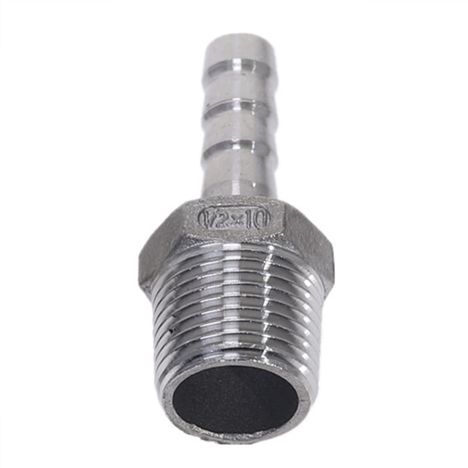 Conector pagoda de acero inoxidable 304 contra desprendimientos para rosca 3/8 y tubo 6mm