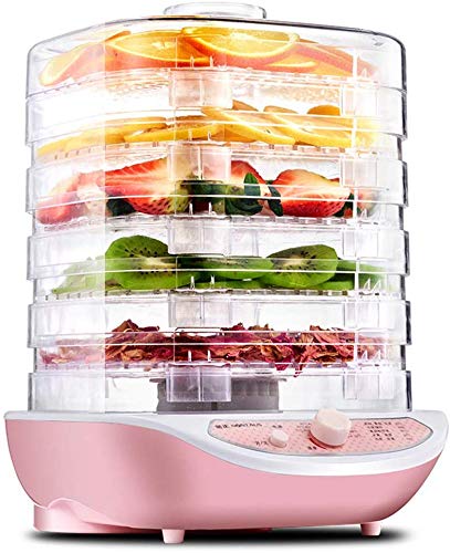 5-Layer Tray Food Dehydrator, Household Dried Fruit Machine, Fruit and Vegetable Pet Meat Food Dryer, 360° Drying…