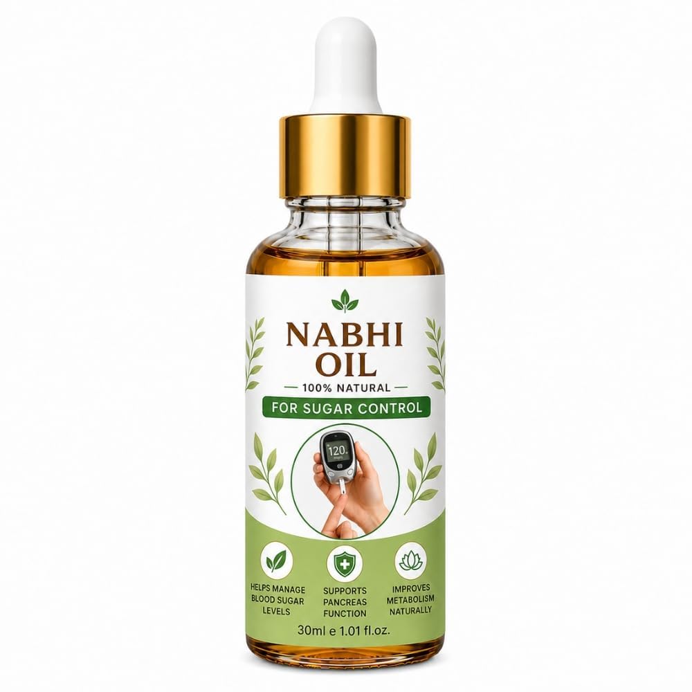 Nabhi Oil Blood Sugar Support | Ayurvedic Belly Button Oil's| Sugar Balance Nabhi Oil | Herbal NABHI Care | Traditional Navel Therapy for Daily Wellness | Fast Absorbing Formula | 30ml-picture-49
