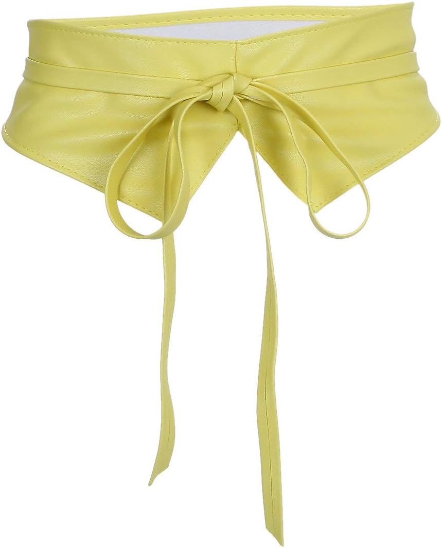 KYEYGWO Obi Style Waist Belt for Women, Vintage Tie up Bowknot Cinch Waistband