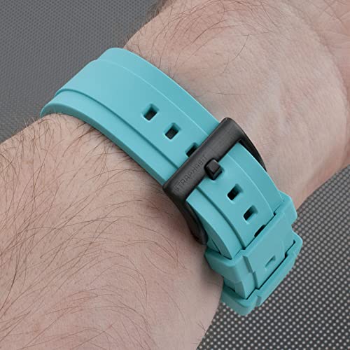 Image of StrapHabit Quick Release Rubber Watch Strap Band FKM 20mm 22mm 24mm