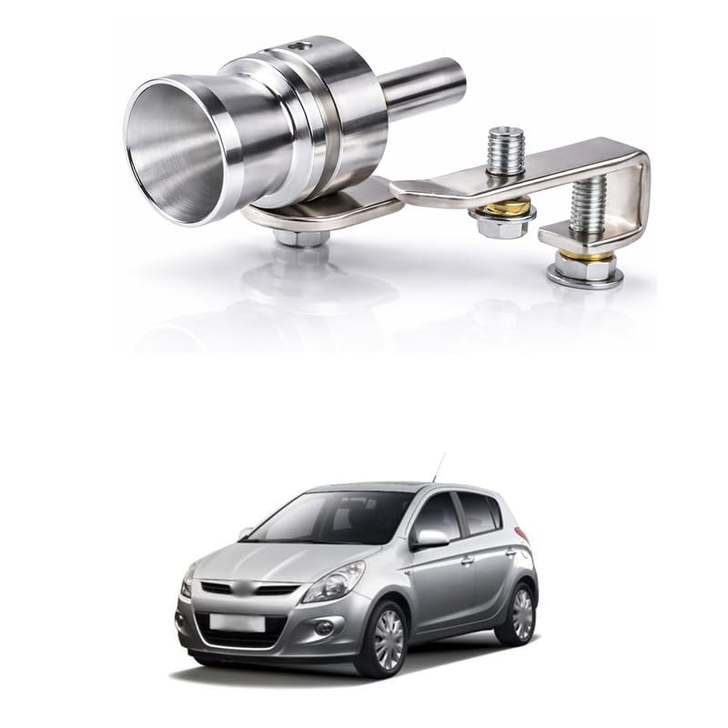 LOVMOTO Universal Turbo Sound, Exhaust Pipe Oversized Roar Maker Car Turbo Whistle Noise Exhaust Muffler Pipe Whistle/Fake Blow Off Valve BOV Simulator Comfortable With i-20 Eli-te-image-31