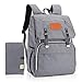 Diaper Bag Backpack for Mom and Dad - Large Travel Baby Bags - Multi-Functional Maternity Nappy Bag - Waterproof Durable Premium Oxford Fabric - Diaper Changing Mat Included (Classic Gray)
