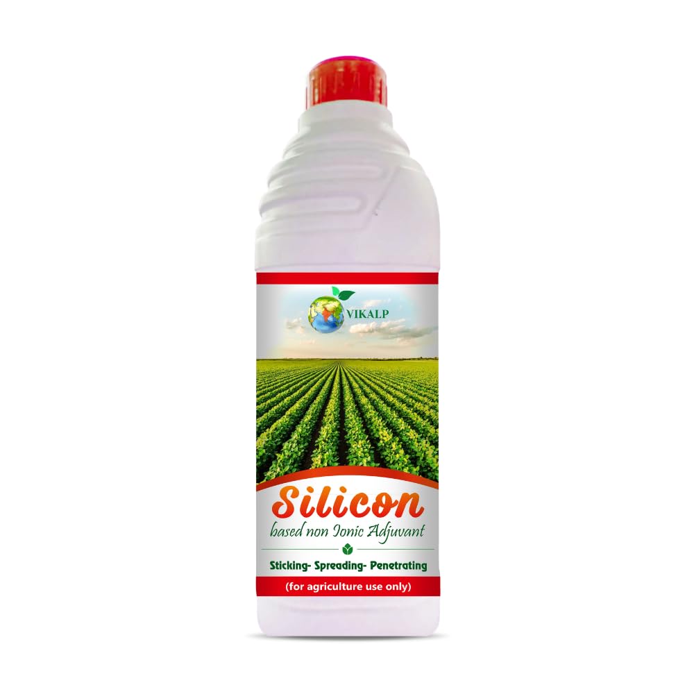Silicon Based Ionic Adjuvant for All Crop, Spray Solution Enhancer with Spreader, Sticker, Activator, Fertilizer For All INDOOR & OUTDOOR Plants, Growth Enhancer, Improve Plant Root System (1 LITER)-picture-11