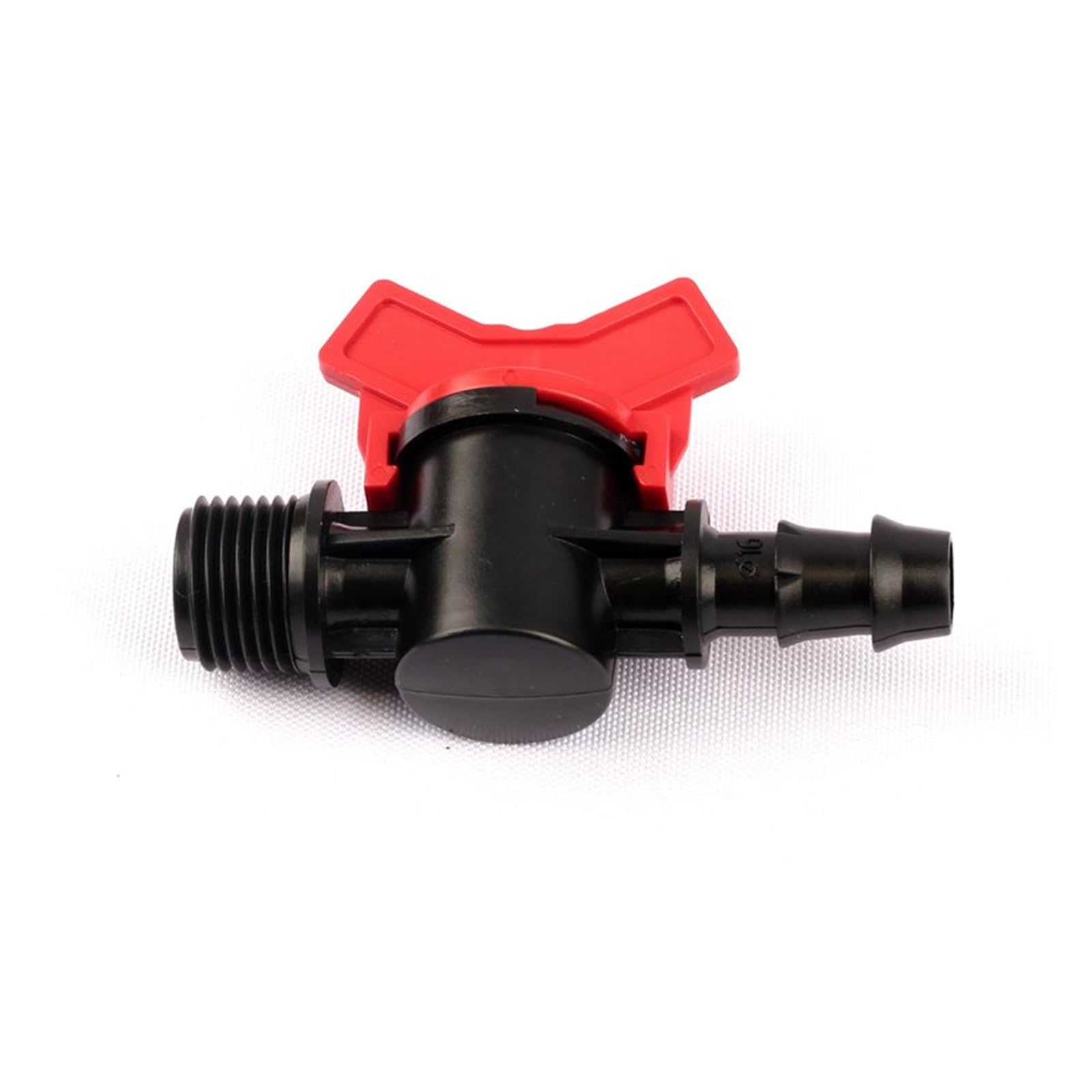 3 Stück PE-Kugelhahn 1/2 Zoll Außengewinde auf 16 mm Schlauch Reduzierventil Bewässerungssystem Kunststoff Sanitärventil Weiches Rohr