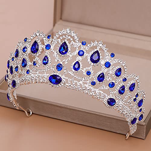Couronne Princesse Baroque Strass - Alliage Doré, Diamètre 13 Cm - Pour Mariage, Anniversaire, Bal - 6