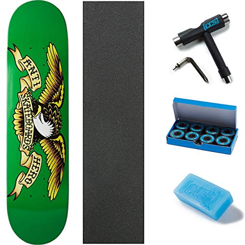 Anti-Hero Classic Eagle Green Deck Bundle