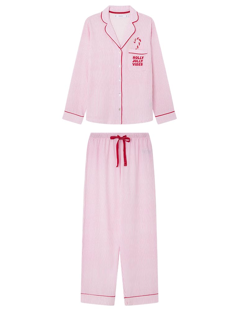 Women'secret Pijama Largo Very Merry Hearts Pijamas Mujer