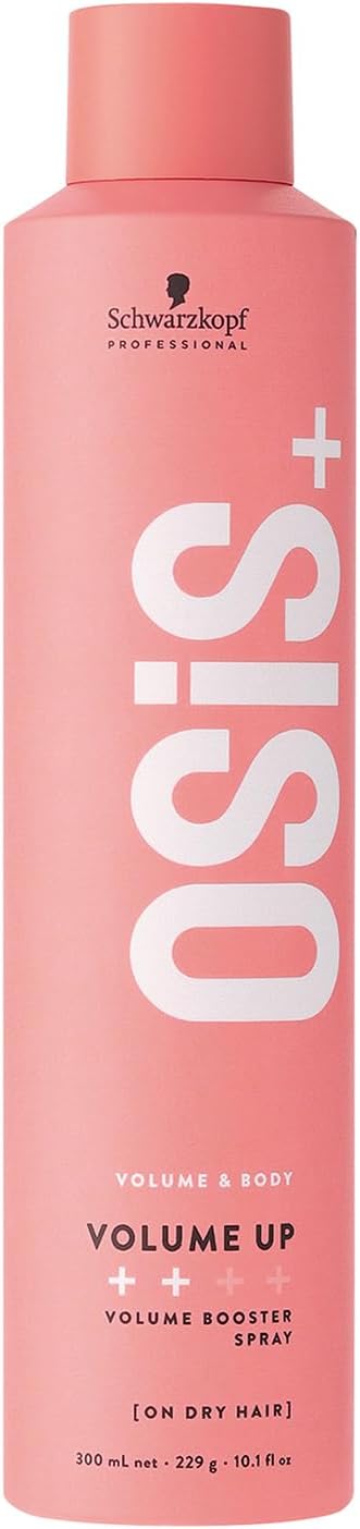 – Schwarzkopf Professional OSiS Volume Up Anti Static Volume Spray For Hair Styling Enhances Hair's Texture Provides Root Lift Non Flaky On Dry Hair Medium Hold 300 ml