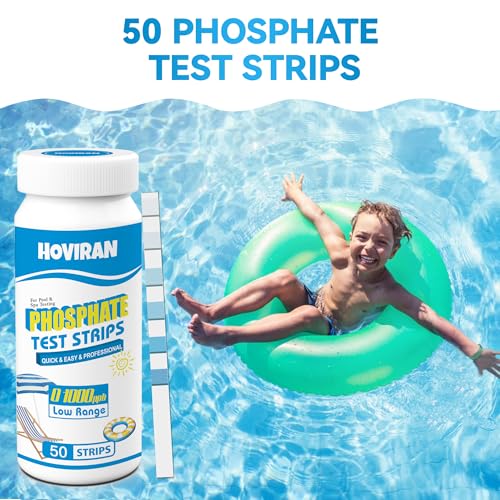 Image of Phosphate Test Kit, Pool Phosphate Test Kit, 50 ct with Colorimetric Tube