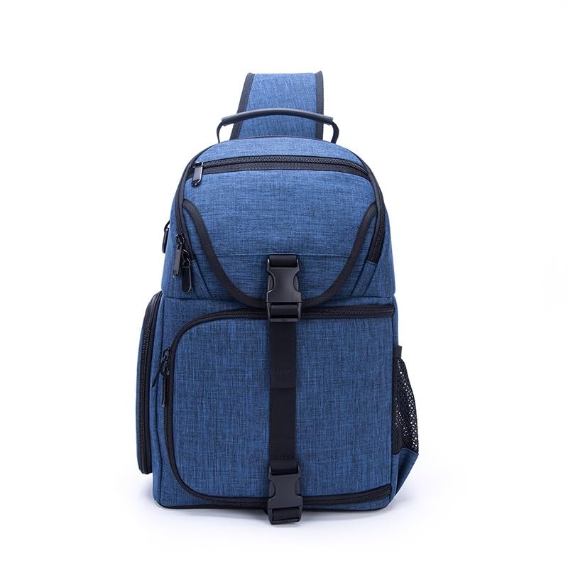 Borsa Reflex Zaino for fotocamera impermeabile multifunzionale DSLR Uomo Donna for fotografia digitale all'aperto(Gray)