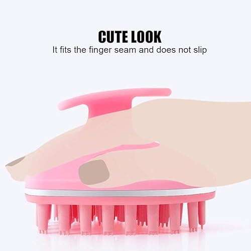 Miniatura 7 de Masajeador eléctrico del cuero cabelludo, masajeador eléctrico del cuero cabelludo del silicón, cepillo de pelo, ducha de baño, cepillo del cuero