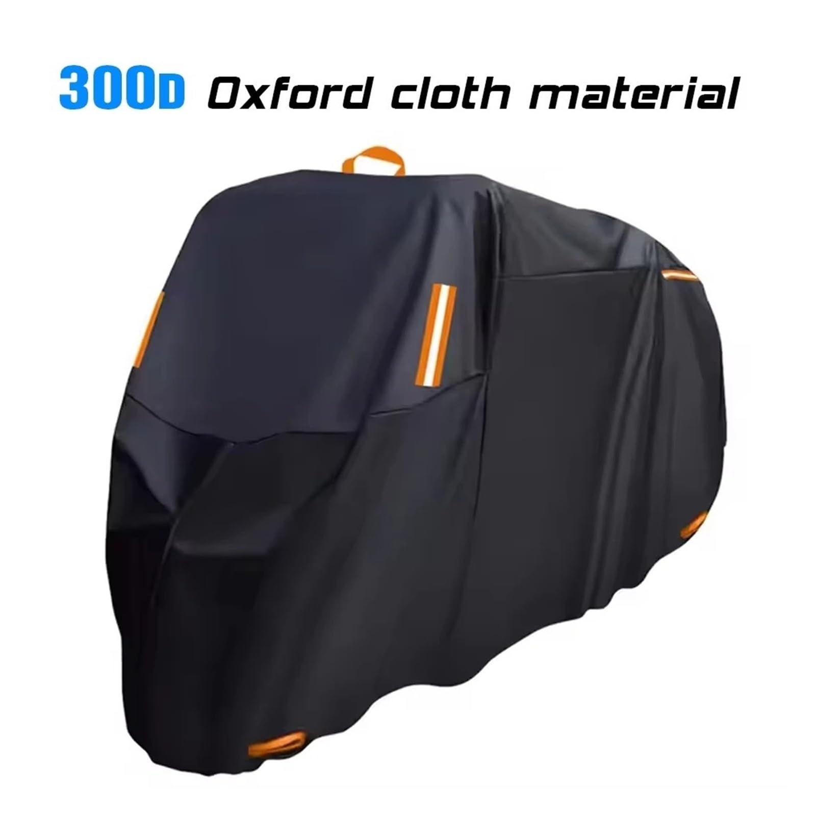 Funda para Moto Scooter para Motocicleta Resistente Al Polvo Funda Universal Tela Oxford 300D A La Nieve A Lluvia Y A Los Rayos UV(MCZ300D-Black-XXXXL)