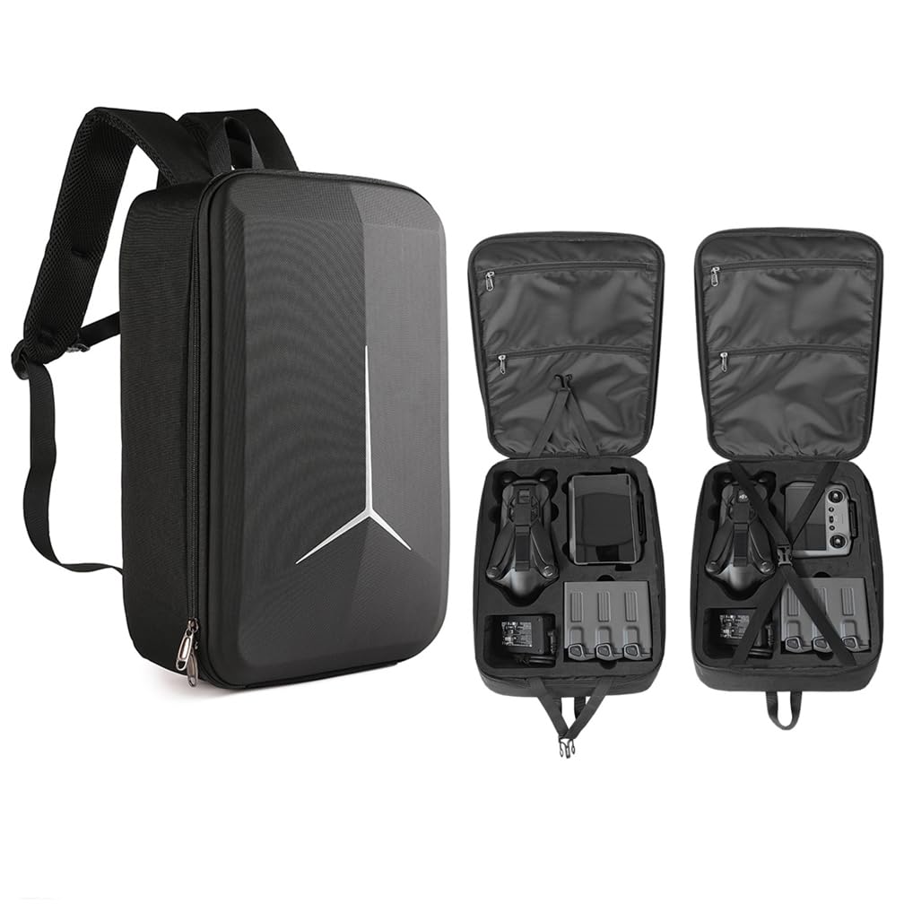 LiLiTok Mavic 4 Pro Rucksack, Reisetasche für DJI Mavic 4 Pro Drohne und RC PRO 2 /RC 2, Intelligente Akkus Aufbewahrungstasche Schwarz Backpack (42x31x11cm)