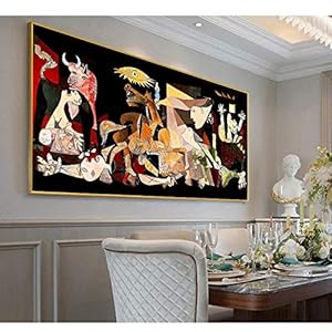 Beroemde Picasso Guernica Canvas Schilderij Reproducties Decoratie Posters en Prints Muur Art Foto’s voor Woonkamer…