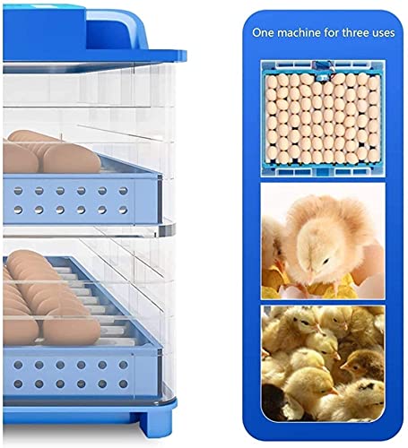Digitale Automatische Incubators, Hatching Egg Incubator 128 Eieren Incubator Machine met LED Display Poultry Hatcher… - Afbeelding 4