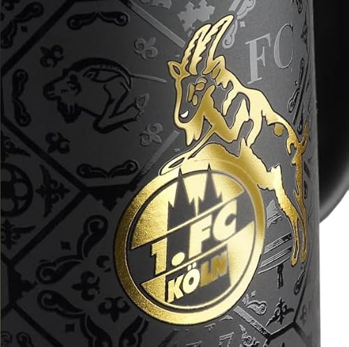 1. FC Köln Tasse Ausweichtrikot – Offizieller Fanartikel – Keramik Kaffeebecher mit Trikot Design – Fußball Fan Geschenk – Bundesliga Merchandise – 300 ml