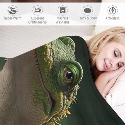 Couverture de canapé chaude motif crocodile pour soirée cinéma - 4