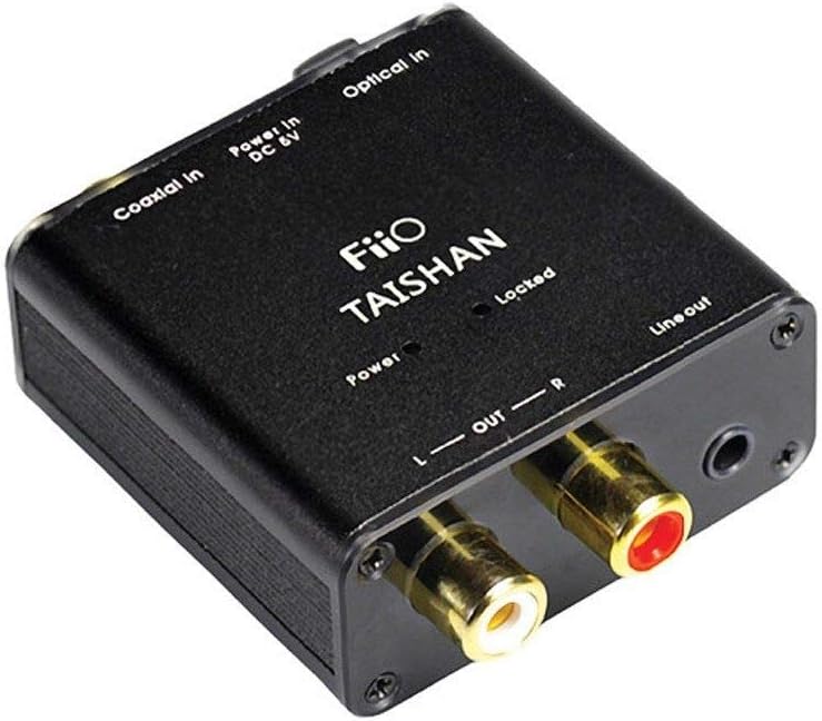 FiiO Taishan D03K Digital and Analog Audio Decoder (Coaxial, Optical),Black