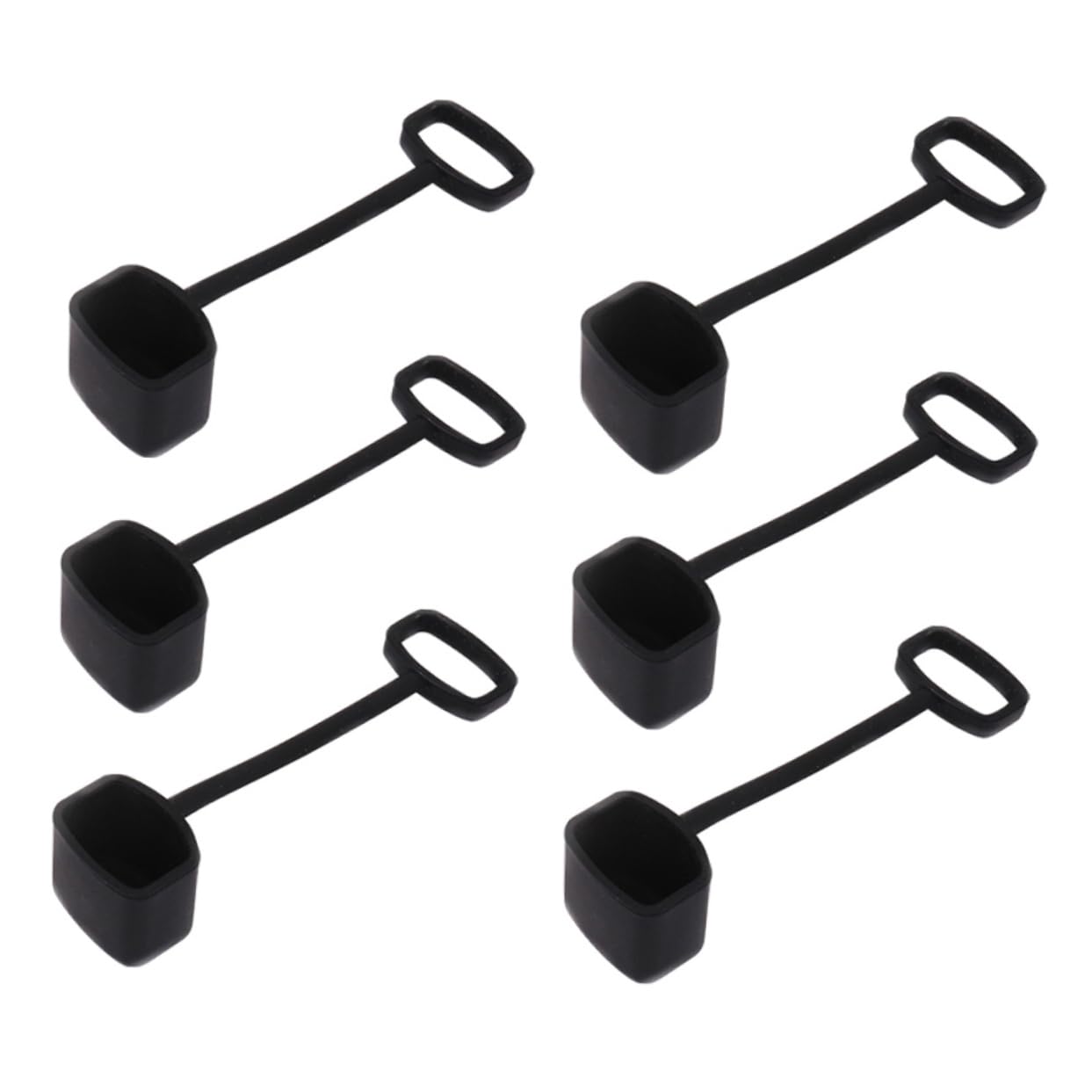 BESTonZON Flute Covers 6 Pack Musical Instrument Covers Portable Covers Black Exquisite Protect