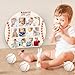 YLOLUL My First Photo Board Baseball Baby's First Photo Frame, Rookie of The Year Birthday, 12 Monthly Milestones Decor