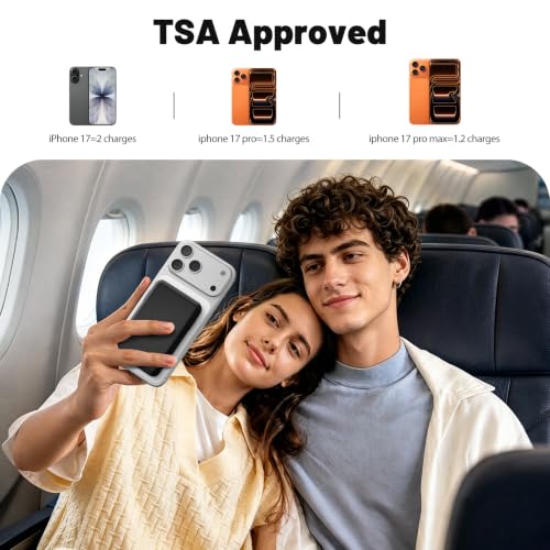 Vexnera Magnetic Portable Charger 10,000mAh, Dual USB-C Wireless Power Bank - image 7