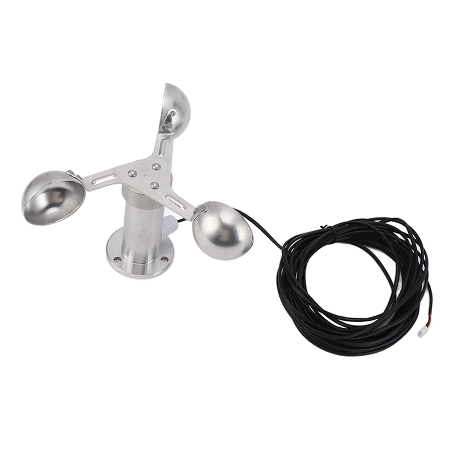 Windgeschwindigkeitssensor Anemometer aus Aluminiumlegierung, 3 Tassen, Genaue Messung für Kraftwerke, Meteorologische Überwachung, Windmessung mit 8 M Kabel