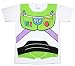 Toy Story Buzz Lightyear Astronaut Costume Adult T-shirt (X-Large) White